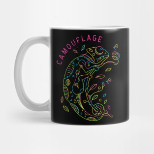 chameleon monoline Mug